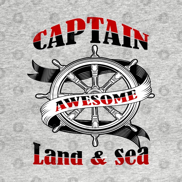 Captain Awesome Land & Sea by mostoredesigns